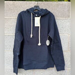 NEW Pact Maritime Navy Unisex One-for-All Hoodie Pullover Eco Friendly Sm & Med